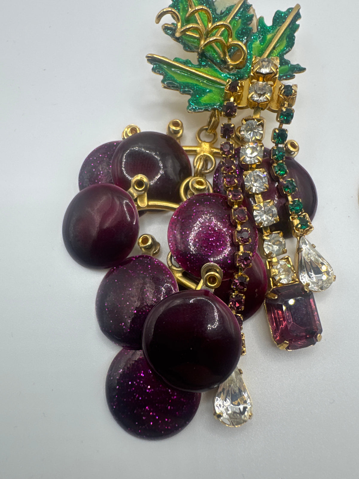 Lunch at the Ritz Gold Toned Clip-On Chandelier Earrings