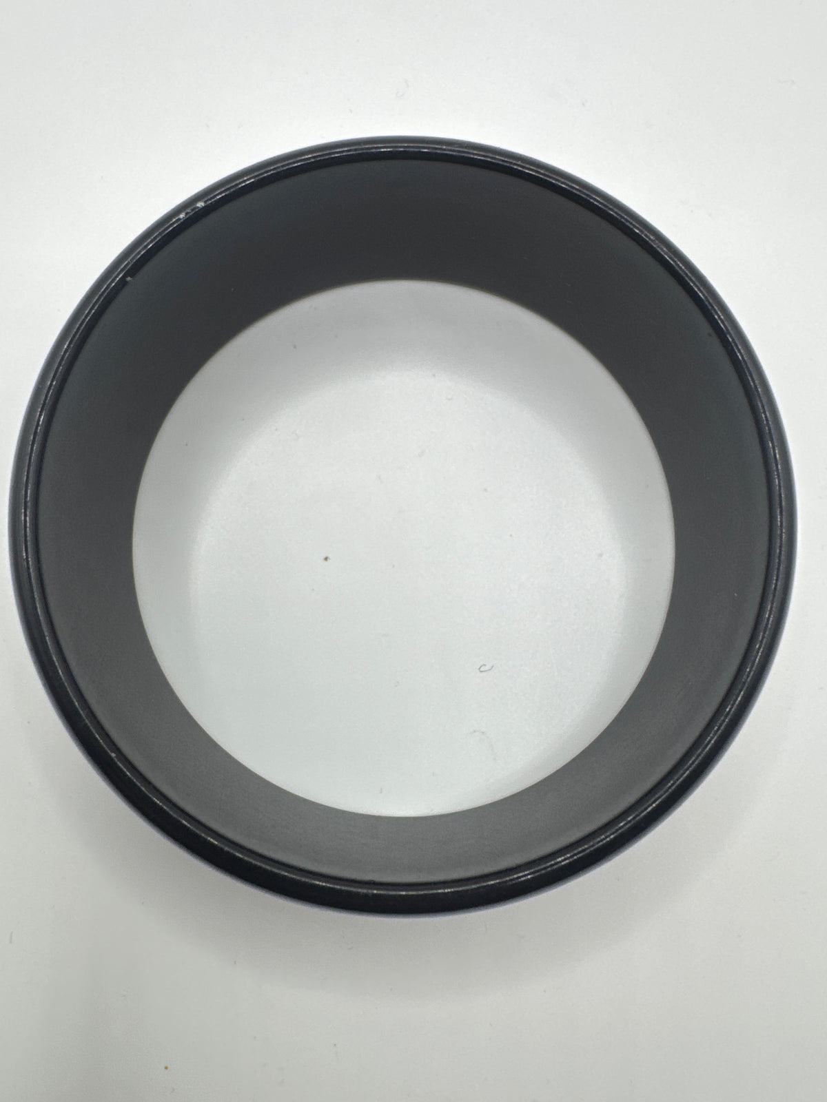 Chunky, glossy black acrylic bangle bracelet
