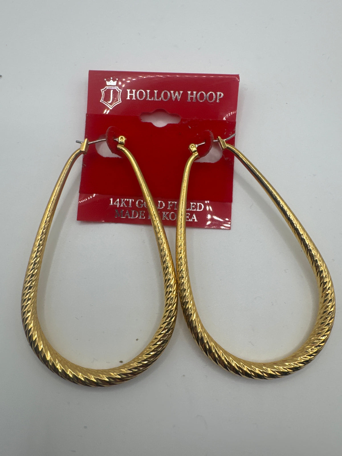 Hollow Hoop 14k Gold Filled Earrings