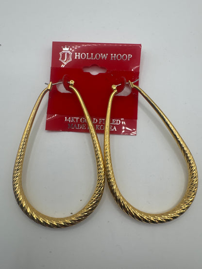 Hollow Hoop 14k Gold Filled Earrings