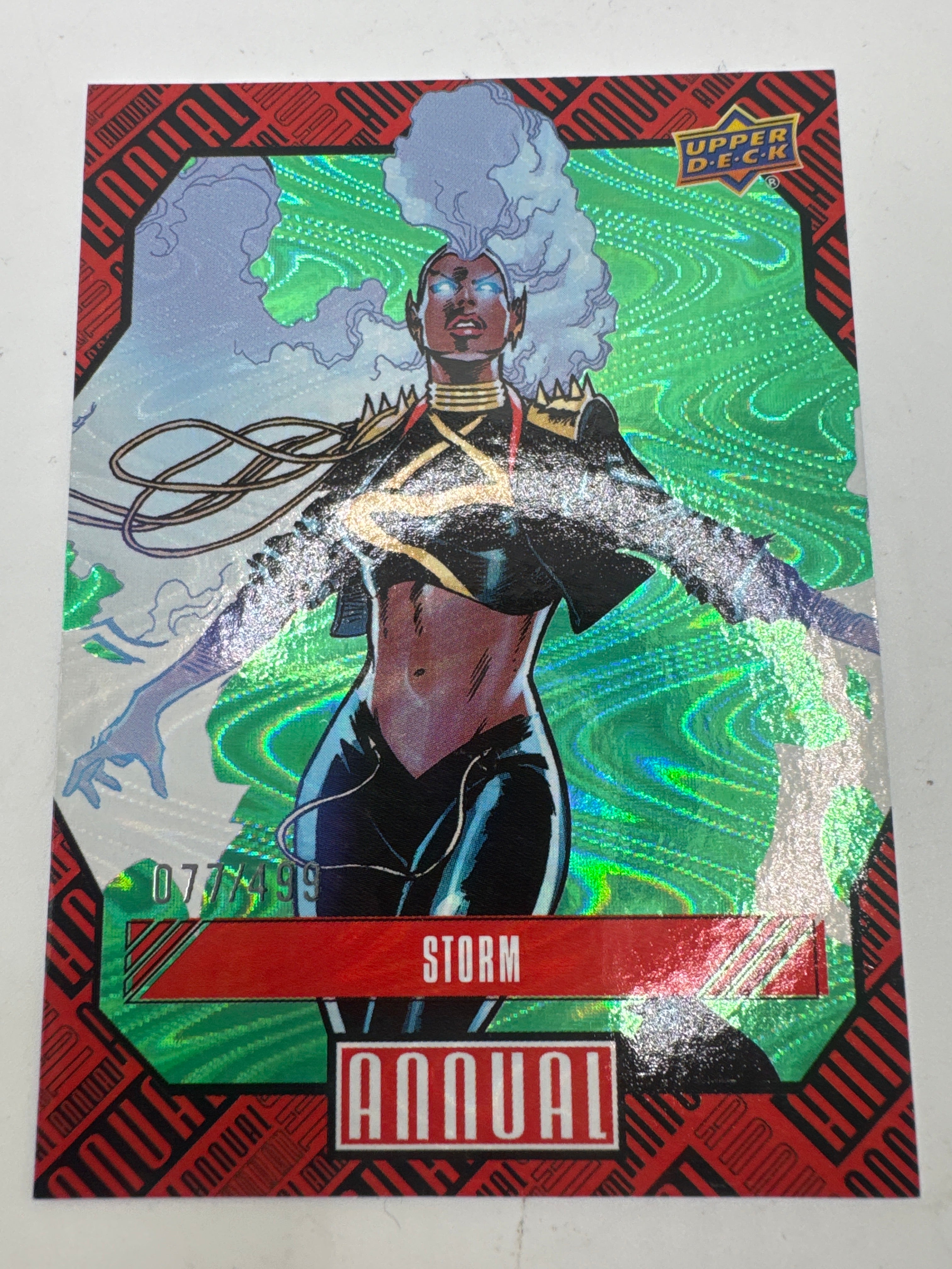 STORM 2023-24 Upper Deck Marvel Annual #80 Green Wave Parallel 077/499