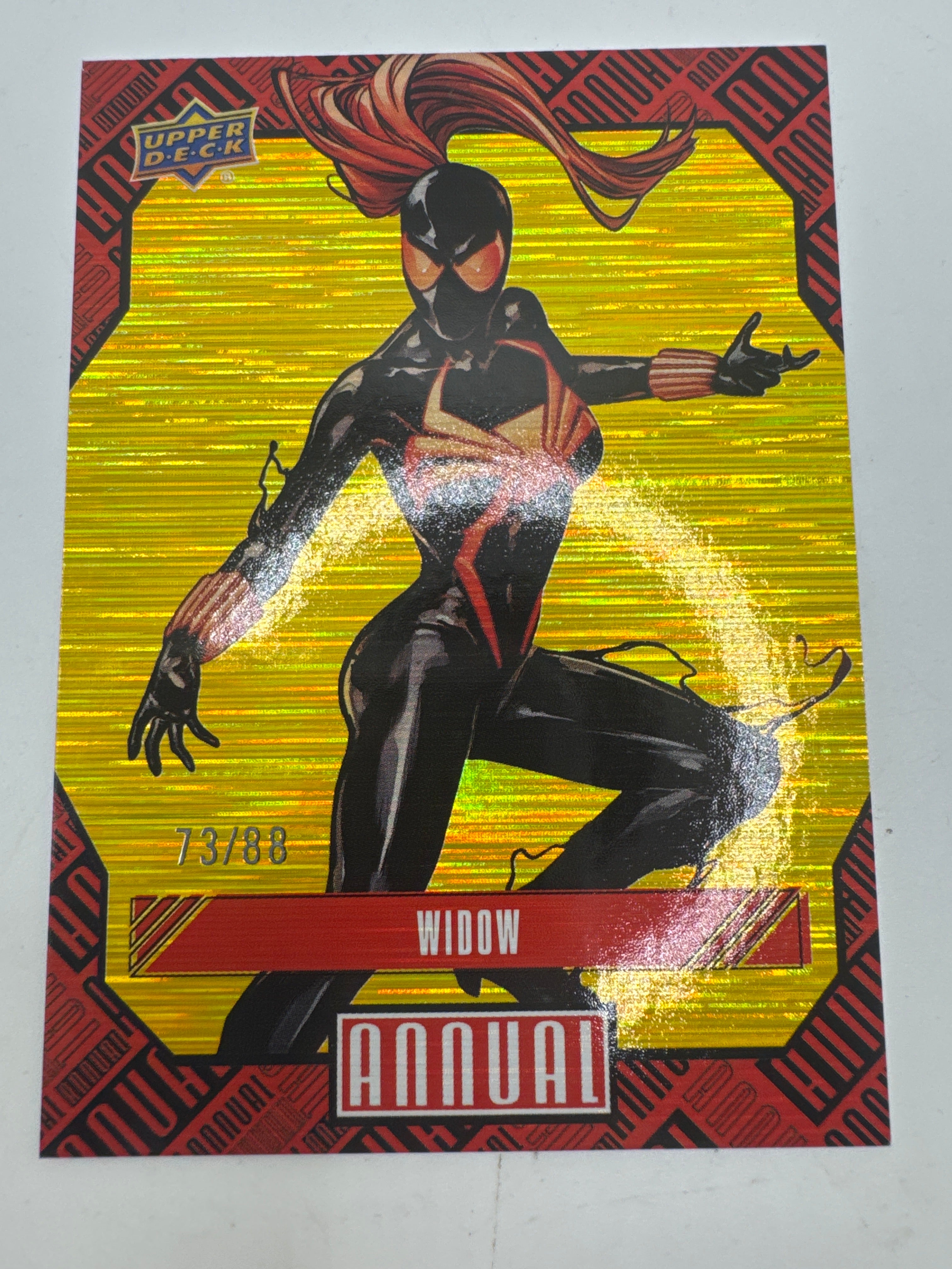 2023-24 Upper Deck Marvel Annual Gold Linearity Widow 73/88