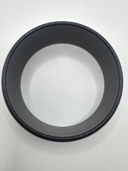 Chunky, glossy black acrylic bangle bracelet