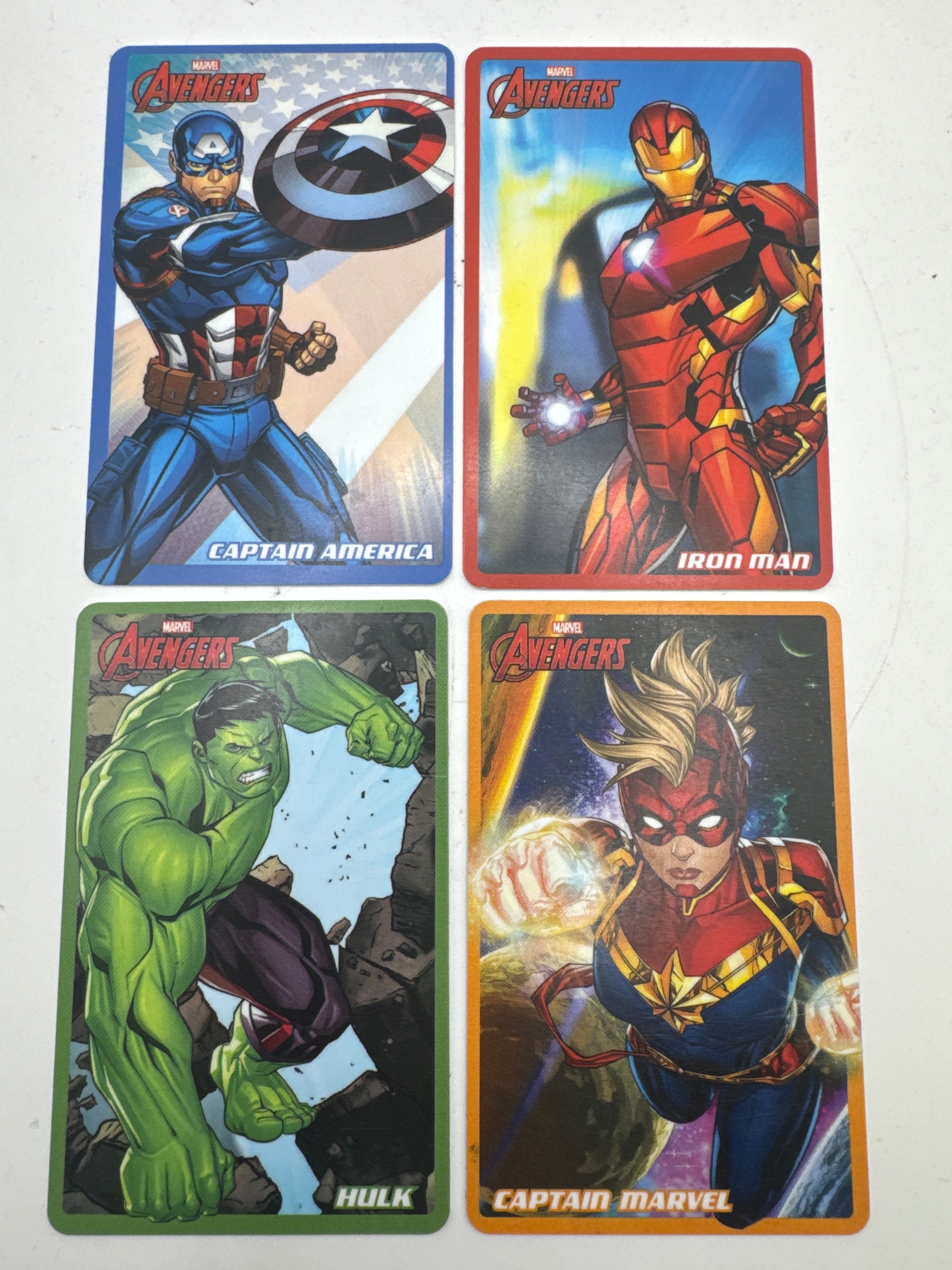 Marvel Round 1 Arcade Ticket/ Point Collectible Cards (4 Cards)