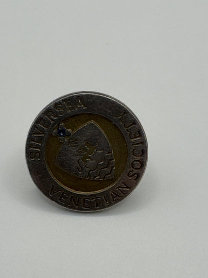Tiffany & Co. 925 Silversea Venetian Society Pinback Lapel Pin