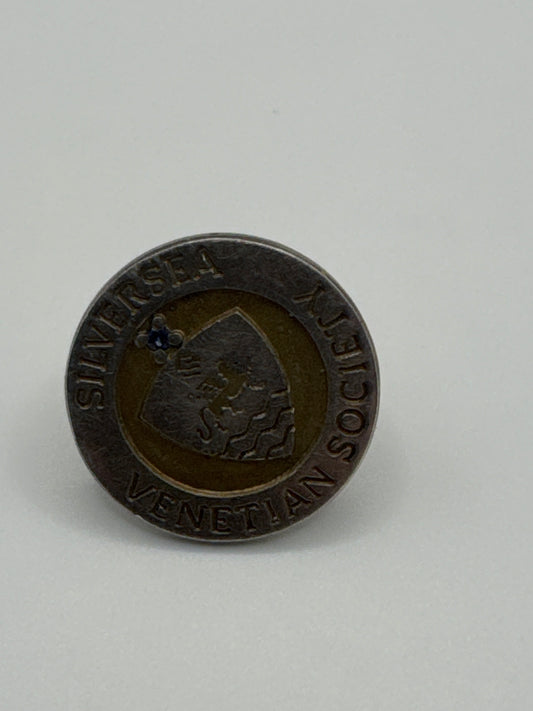 Tiffany & Co. 925 Silversea Venetian Society Pinback Lapel Pin